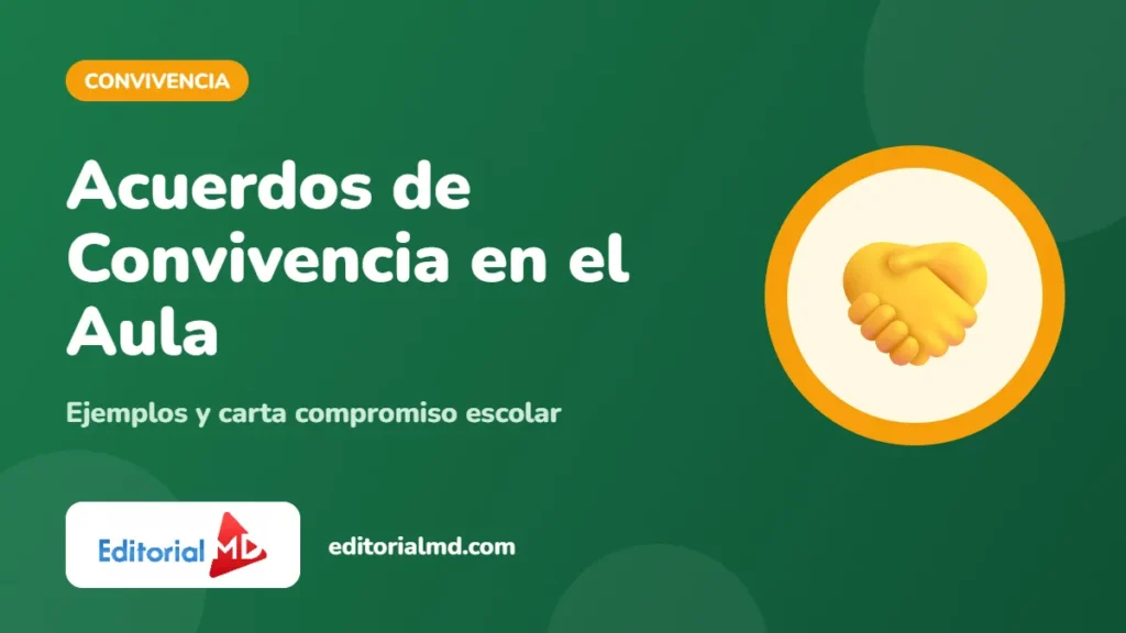 Acuerdos de Convivencia en el Aula: Ejemplos y Carta Compromiso Escolar 1 Acuerdos de convivencia en el aula y carta compromiso