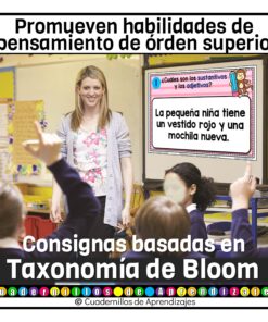 Palabras para describir Reconocer sustantivos y adjetivos Gramática Español Segundo grado Primaria Fichas Digitales 13 adjetivos sustantivos fichas digitales 4