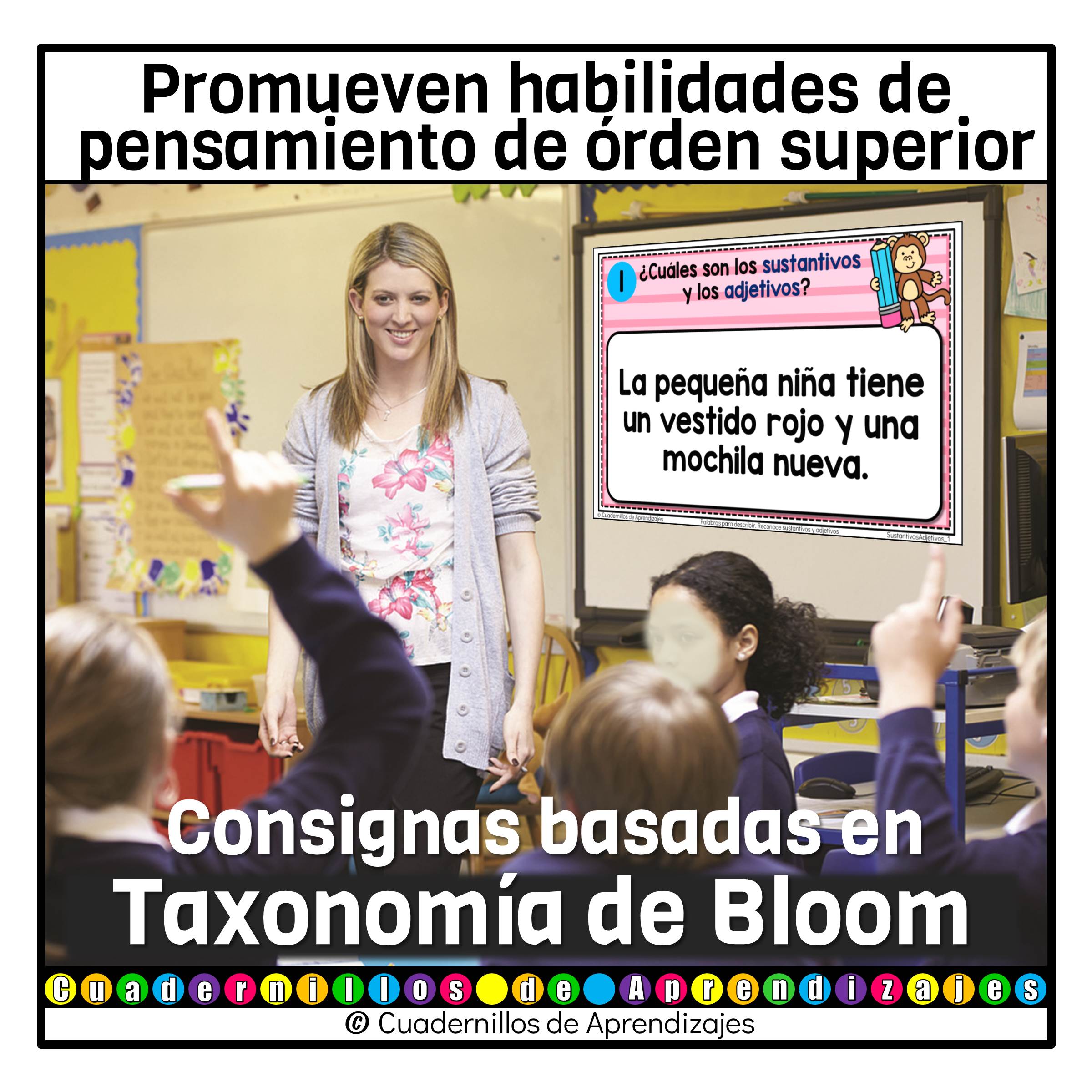 Palabras para describir Reconocer sustantivos y adjetivos Gramática Español Segundo grado Primaria Fichas Digitales 4 Palabras para describir Reconocer sustantivos y adjetivos Gramática Español Segundo grado Primaria Fichas Digitales - Image 4