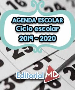 agenda escolar ciclo 2019-2020