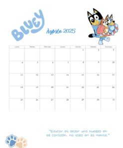 agosto bluey