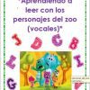 aprendiendo a leer las vocales