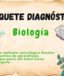 Evaluación Diagnóstica BIOLOGÍA Secundaria