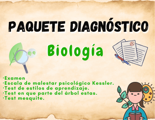 Evaluación Diagnóstica BIOLOGÍA Secundaria