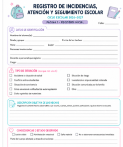 BITACORA DE INCIDENCIAS, ATENCIÓN Y SEGUIMIENTO ESCOLAR 8 bitacora3