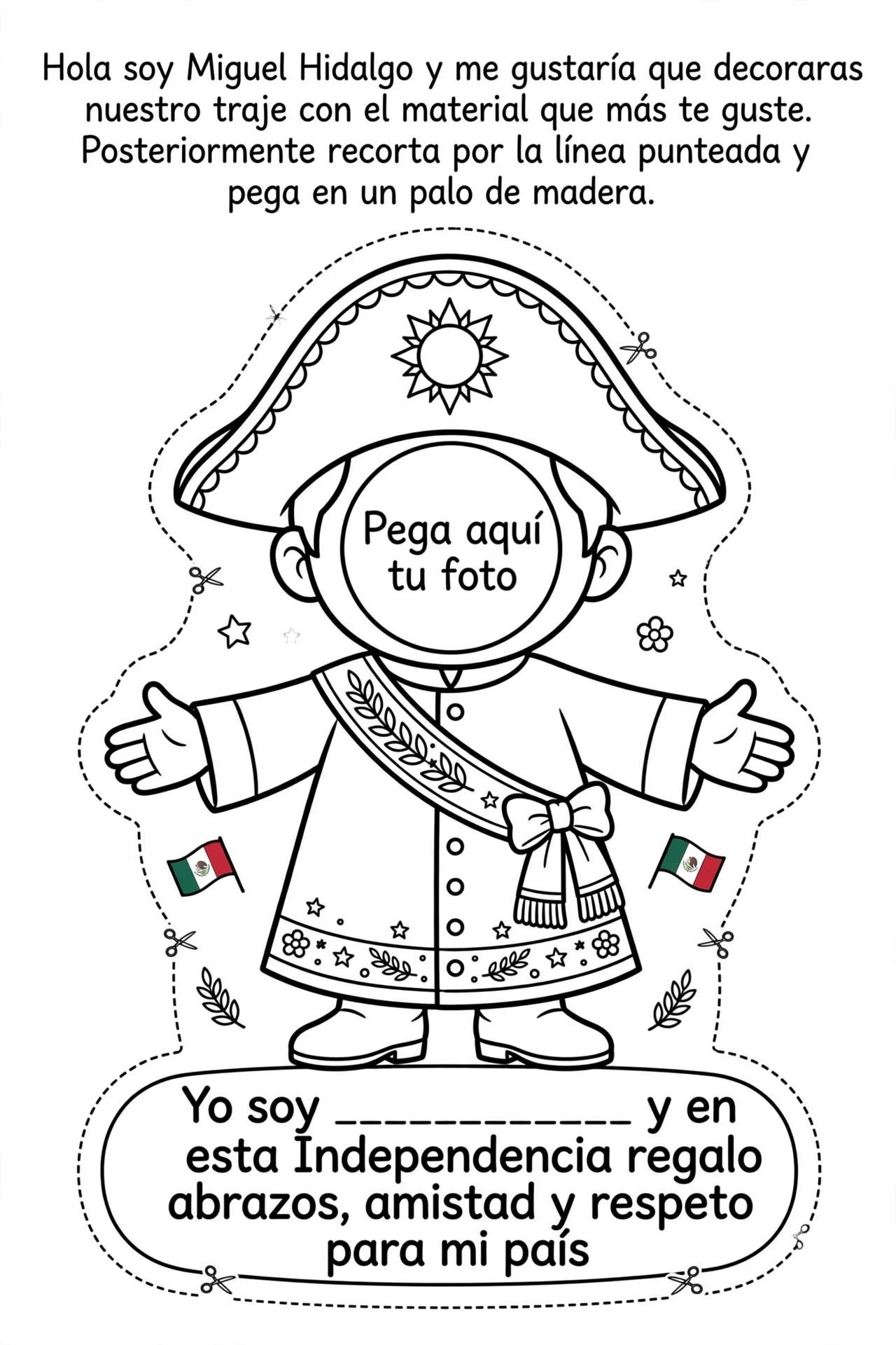Paletas de Fiestas Patrias con Foto | Yo Soy Héroe de la Independencia | Frases de Valores, Inclusión y Respeto 2 Paletas de Fiestas Patrias con Foto | Yo Soy Héroe de la Independencia | Frases de Valores, Inclusión y Respeto - Imagen 2