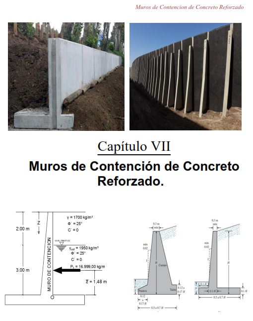 Libro Muros De Contencion De Concreto Reforzado DESCARGA 