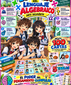 La Lotería del Lenguaje Algebraico es un juego didáctico para secundaria que permite relacionar expresiones algebraicas con situaciones cotidianas