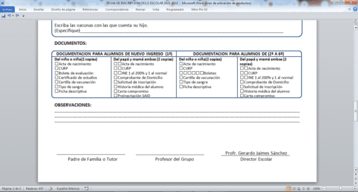 cedula de inscripcion 4