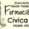 evaluacion tercer trimestre formacion civica y etica