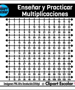 clipart escolar rectas numericas 4