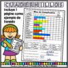 Organización e Interpretación de Datos Estadística Matemáticas Primaria 7 Ilustración de una niña que sostiene un lápiz gigante junto a un cuadro de cumpleaños. El cuadro es un calendario lleno titulado