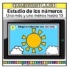 Representación de colecciones uno más menos hasta 10 Estudio de los números Matemáticas Primer grado Primaria Fichas Digitales