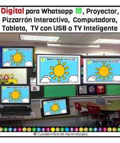 Representación de colecciones uno más menos hasta 10 Estudio de los números Matemáticas Primer grado Primaria Fichas Digitales 15 colecciones mas menos fichas digitales 6