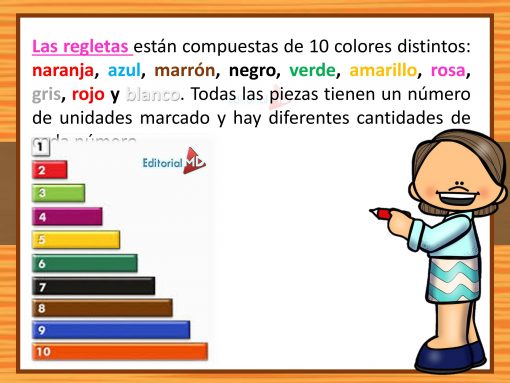 colores de Las Regletas