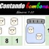 Contando bombones (números del 1-20)