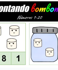 Contando bombones (números del 1-20)