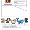 Una hoja de trabajo que presenta un dibujo de un mono con la etiqueta 