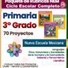 Paquete Rúbricas de Evaluación 3° Grado de Primaria 2026 NEM (Todos los Proyectos)
