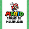 Tablas de multiplicar con temática de Mario Bross