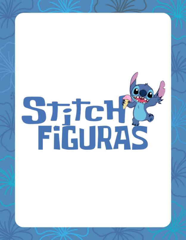 Figuras geométricas temática "stitch" 1 Figuras geométricas temática "stitch"