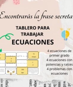 ECUACIONES EN EL CONJUNTO DE LOS NÚMEROS ENTEROS Y EN EL CONJUNTO DE NÚMEROS RACIONALES