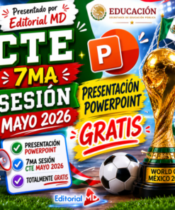 #DESCARGA para el CTE 7MA SESIÓN MAYO 2026 ¡PRESENTACIÓN POWERPOINT GRATIS!