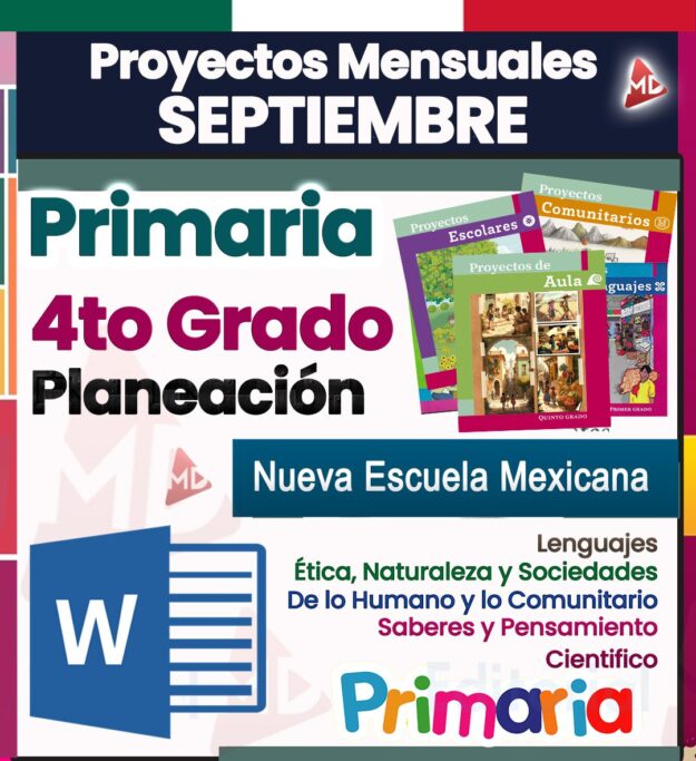 Planeación por Proyectos 4° Grado de Primaria (SEPTIEMBRE 2026) !EVALUACIÓN DIAGNÓSTICA GRATIS! 1 Planeación por Proyectos 4° Grado de Primaria (SEPTIEMBRE 2026) !EVALUACIÓN DIAGNÓSTICA GRATIS!