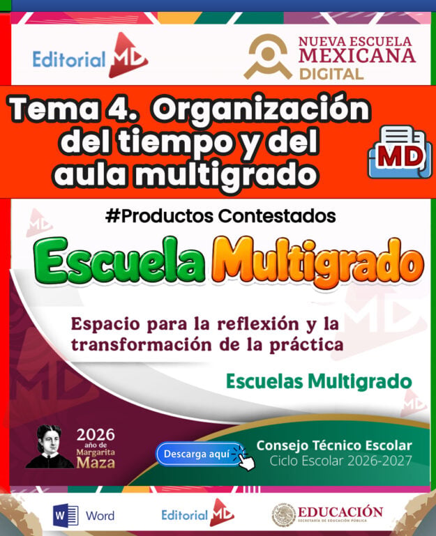 TEMA 4 CONTESTADO: Organización del tiempo y del aula multigrado CTE 2026 – 2027 (MULTIGRADO) 1 TEMA 4 CONTESTADO: Organización del tiempo y del aula multigrado CTE 2026 – 2027 (MULTIGRADO)