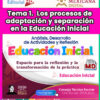TEMA 1 CONTESTADO: Los procesos de adaptación y separación CTE 2026 - 2027 (EDUCACIÓN INICIAL)