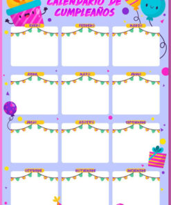 Cartel de Cumpleaños