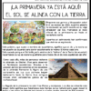 Periodico sobre el equinoccio de primavera