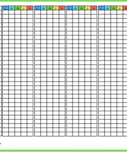 Formato para listas de asistencia