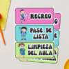 Flashcards Visuales | Rutinas del Aula