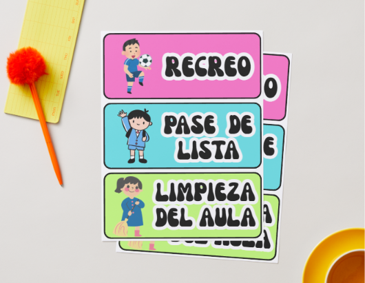 Flashcards Visuales | Rutinas del Aula 1 Flashcards Visuales | Rutinas del Aula