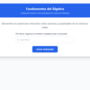 Lección: Introducción al álgebra (nivel medio-superior)