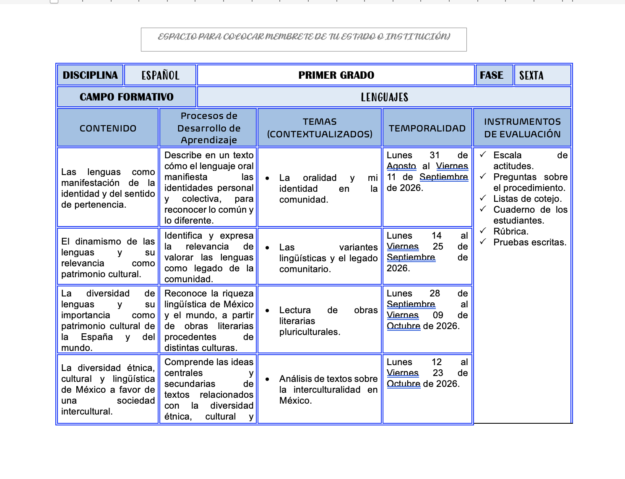 Paquete de Planeaciones anuales, Secundaria, Disciplina Lengua Materna Español I 1 Paquete de Planeaciones anuales, Secundaria, Disciplina Lengua Materna Español I
