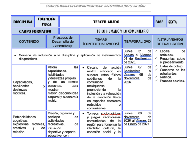 Paquete de Planeaciones anuales, Secundaria, Disciplina Educación Física III 1 Paquete de Planeaciones anuales, Secundaria, Disciplina Educación Física III