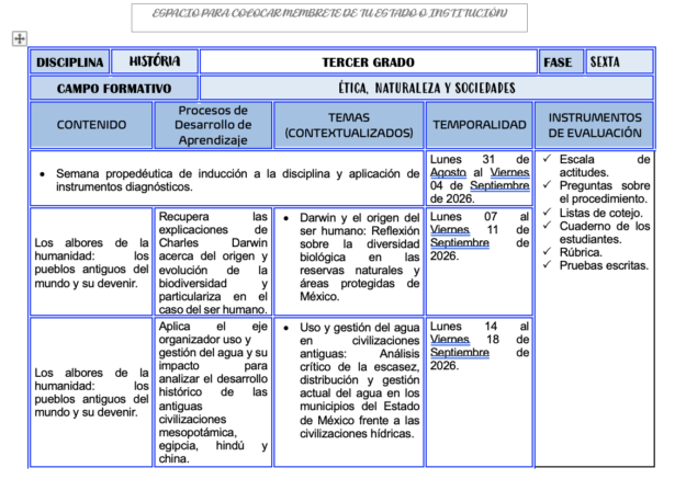 Paquete de Planeaciones anuales, Secundaria, Disciplina História III 1 Paquete de Planeaciones anuales, Secundaria, Disciplina História III