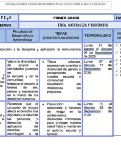 Paquete de Planeaciones anuales, Secundaria, Disciplina Formación Cívica y Ética I