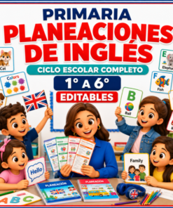 PLANEACIONES DE INGLÉS – 1° a 6° DE PRIMARIA | NEM (2026 – 2027)