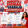 Fichas de trabajo MATEMÁTICAS SECUNDARIA 1°, 2° Y 3° Grado | TODOS LOS CONTENIDOS (IMPRIMIBLES)