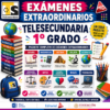 Paquete Exámenes Extraordinarios Telesecundaria 1° Grado NEM (TODAS LAS ASIGNATURAS) | Word Editable