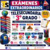 Paquete Exámenes Extraordinarios Telesecundaria 3° Grado NEM (TODAS LAS ASIGNATURAS) | Word Editable