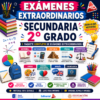 Exámenes Extraordinarios Secundaria 2° Grado NEM (TODAS LAS ASIGNATURAS) | Word Editable