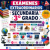 Exámenes Extraordinarios Secundaria 3° Grado NEM (TODAS LAS ASIGNATURAS) | Word Editable