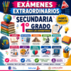 Exámenes Extraordinarios Secundaria 1° Grado NEM (TODAS LAS ASIGNATURAS) | Word Editable
