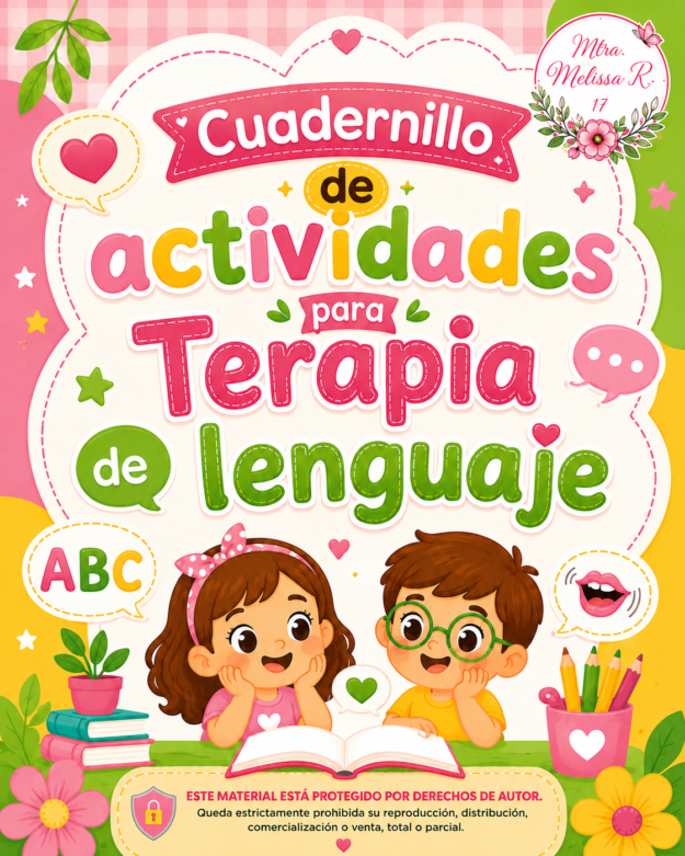 Cuadernillo de actividades para terapia de lenguaje 1 Cuadernillo de actividades para terapia de lenguaje