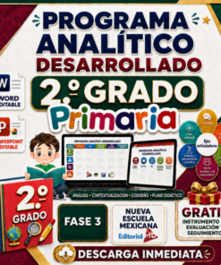 PROGRAMA ANALÍTICO de 2º Grado de PRIMARIA + Instrumento de Evaluación | CICLO ESCOLAR 2026–2027