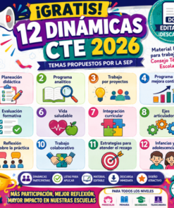 Paquete de 12 Dinámicas para abordar TODOS LOS TEMAS del CTE NEM 2026 !GRATIS!